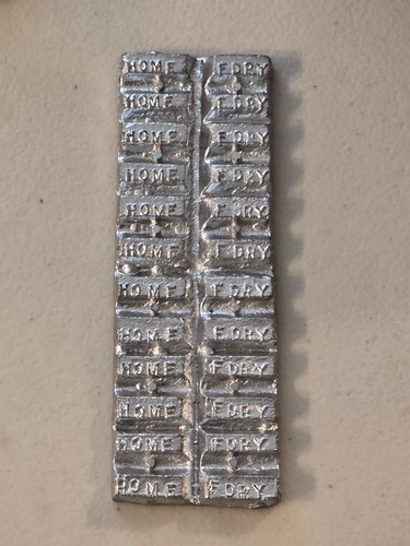 Home foundry cast pewter sprue - foundry,